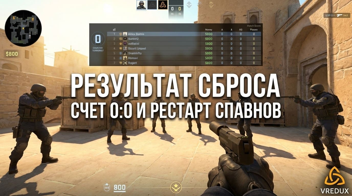 рестарт в кс 2